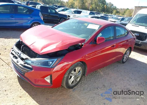 2019 Hyundai Elantra Sel from USA, damaged, VIN 5NPD84LFXKH411879
